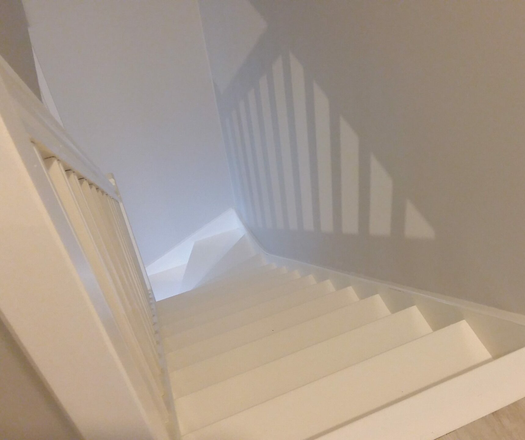 peinture de sol sur escalier